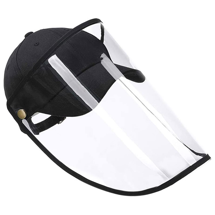 Detachable Anti Splash Droplet Spray Protective Hat Bucket Hat with Face Shield