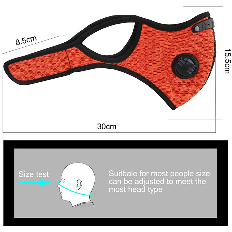 In Stock Reusable Anti-Pollution Sports Running Riding Bike Cycling Mask