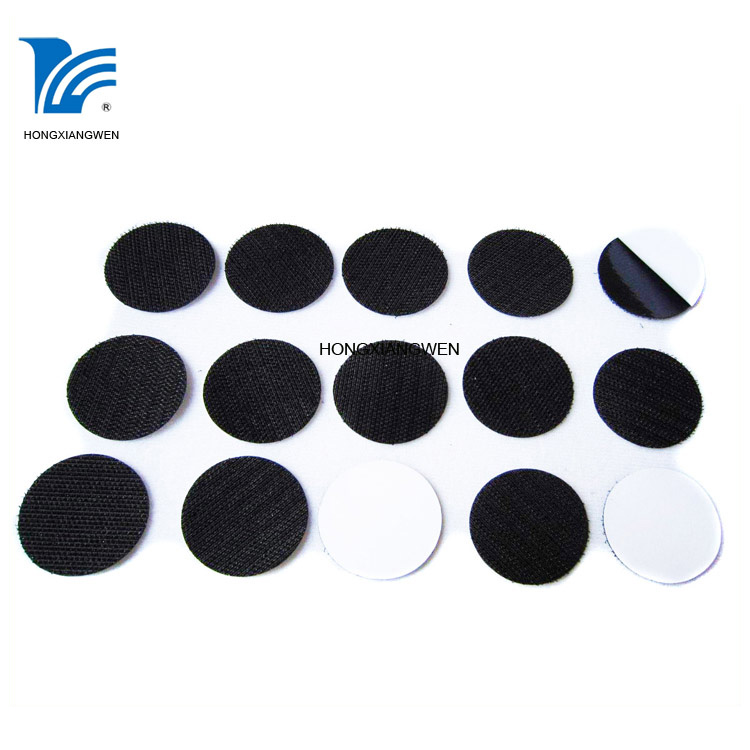 adhesive hook loop, stick on hook and loop tape, hook and loop coins