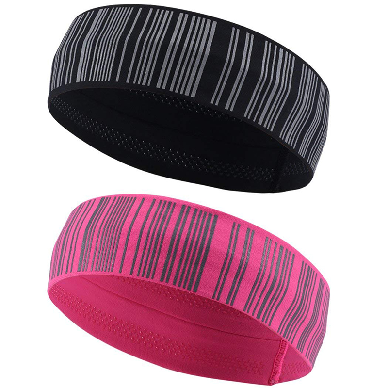 Reflective elastic headband