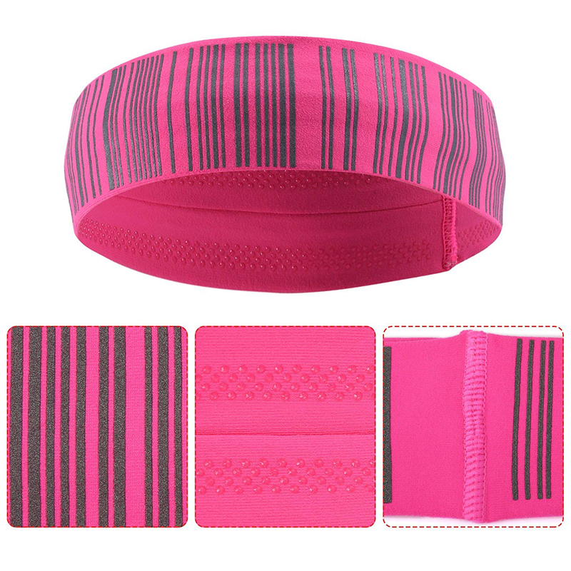 Reflective elastic headband