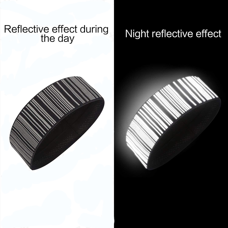Reflective elastic headband