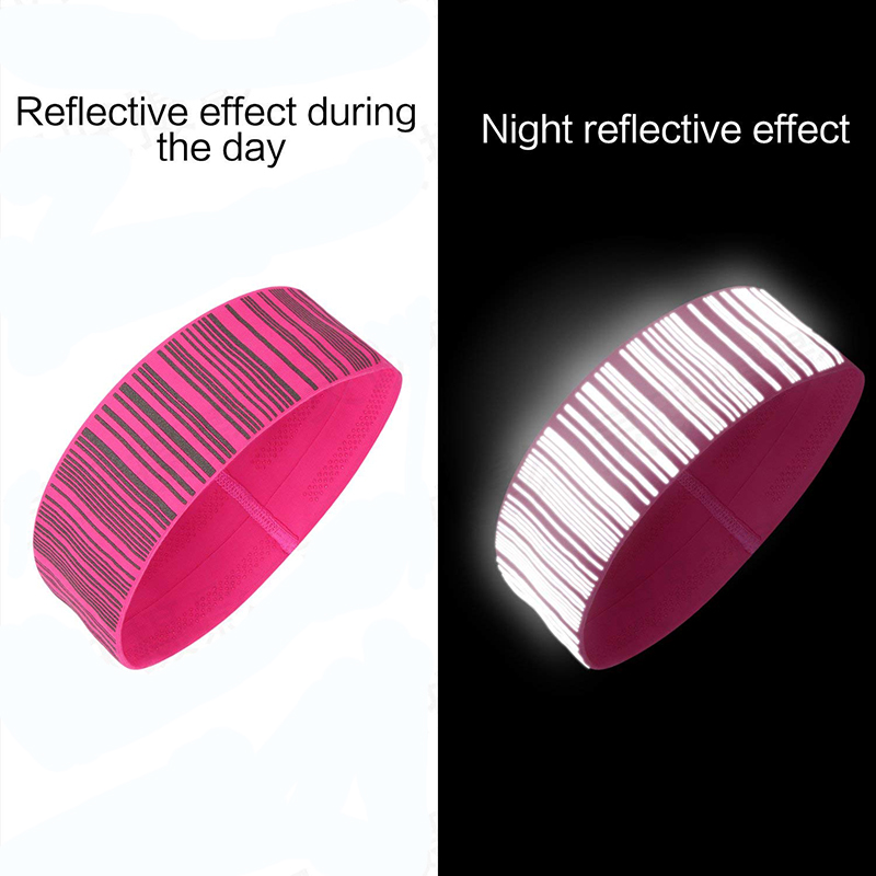 Reflective elastic headband