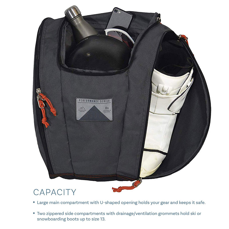 thumbnail image 2 of Lixada Waterproof Ski Boot Bag - Large Capacity Equipment Carrier For Boots & Helmet 2 of 12