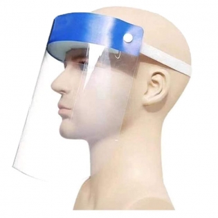 Plastic PET Safety Fluid Resistant Face Shield Visors Mask