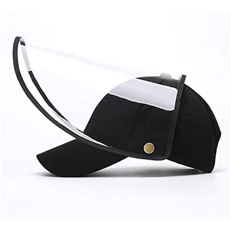Unisex Transparent Face Shields Anti Spitting Protective Hat Cover