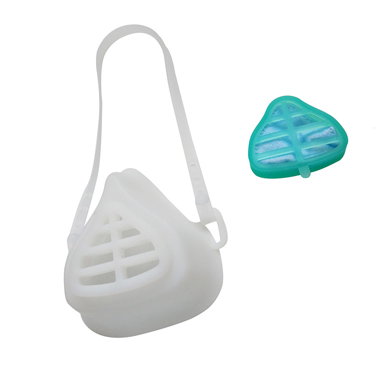 Reusable Anti Virus Fog Silicone Gas Mask Cushion Respirator