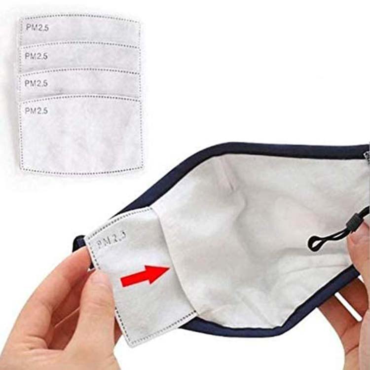 Black Reusable PM2.5 Mouth Cover Valved Washable Face Cover Unisex Mouth Cover 