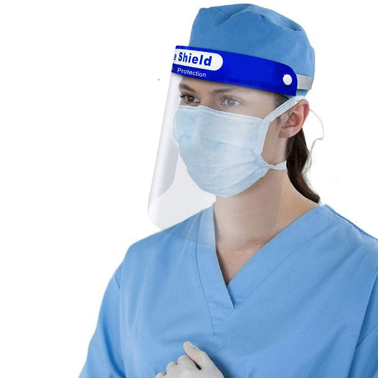 Disposable Plastic Clear Safty Protective Full Face Shield