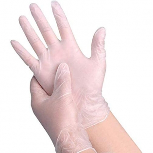 Large In Stock Ce Fda Certificate Medical Disposable Vinyl Gloves