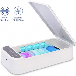 Portable Aromatherapy Function N95 Mask Watch Disinfector Uv Sterilizer Box