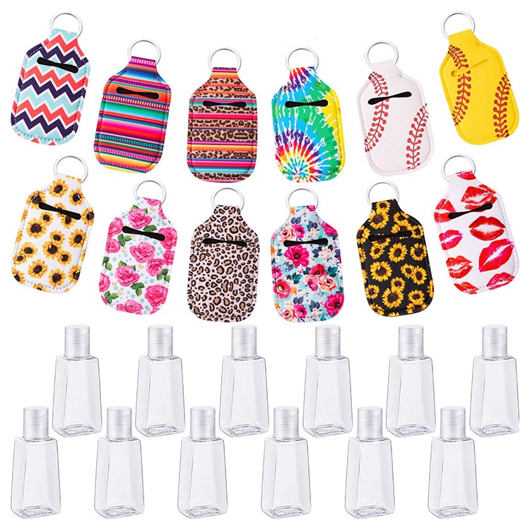 Stocked Handbag Accessories Neoprene Sanitizer Holders