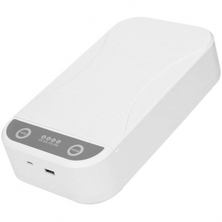 Portable N95 Face Mouth Mask Jewelry Watch Cleaner Disinfector UV Sanitizing Box