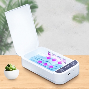 Cellphone Wireless Charging Uv Sanitizer Box Aromatherapy Function Phone Sanitizing Box
