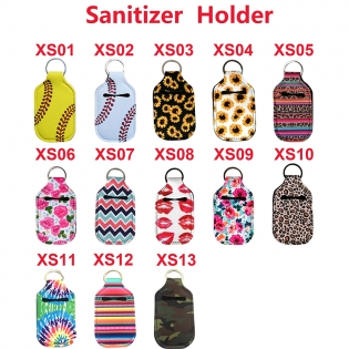 Handbag Accessories Neoprene Lipstick Keychain Hand Sanitizer Holders