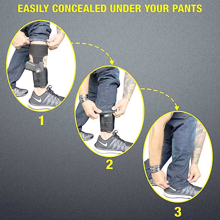Adjustable Concealed Neoprene Ankle Holster