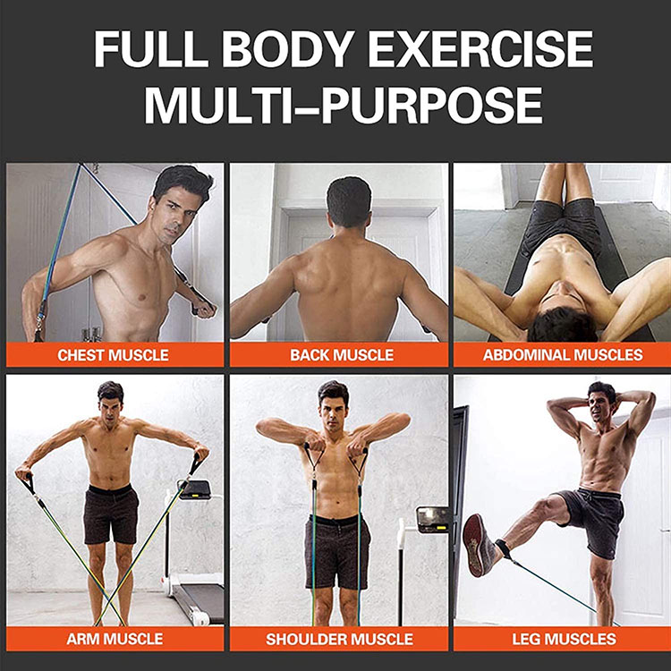 11 Pcs Resistance Band Set