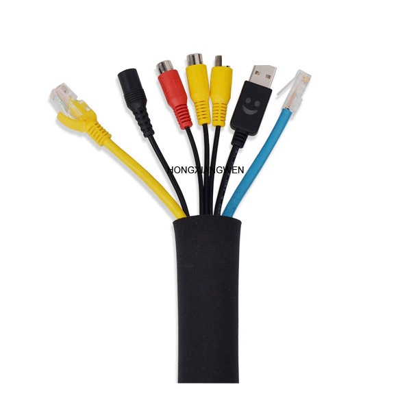 Wholesale Flexible Neoprene Cable Organizer Cable Management