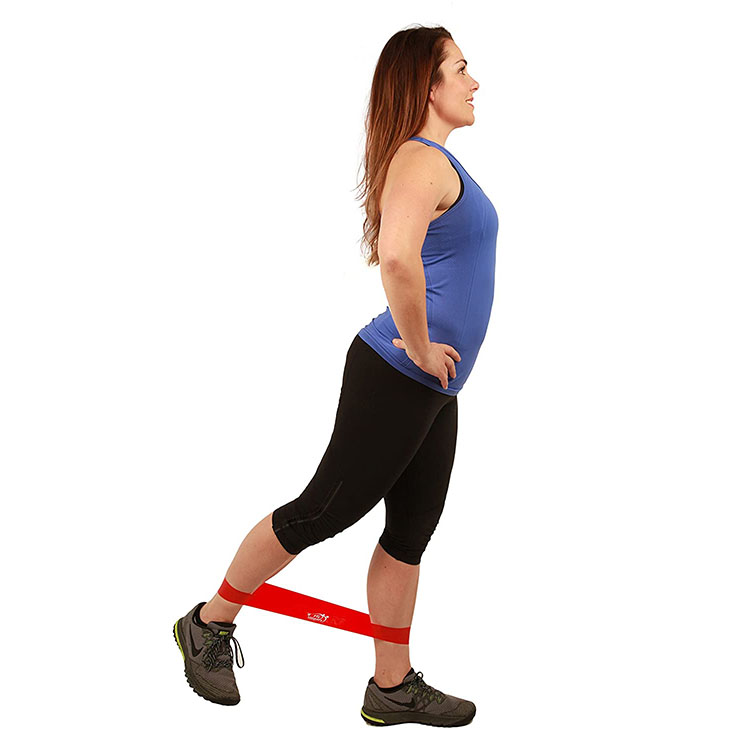 Resistance band exercise teaching