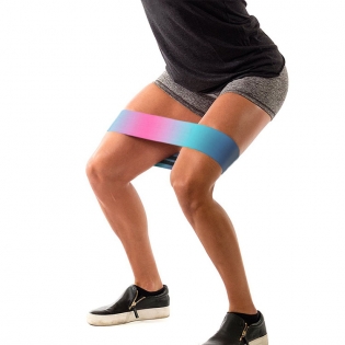 Colorful Gradient Non Slip Hip Circle Resistance Band 