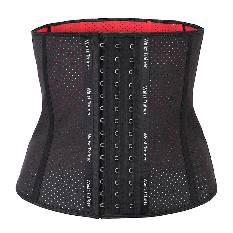 9 Steel Bone Women Slimming Latex Waist Trainer Belt