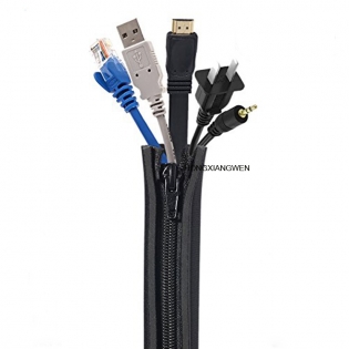 Neoprene Dustproof Neoprene Zipper Wire Cover Cable Management