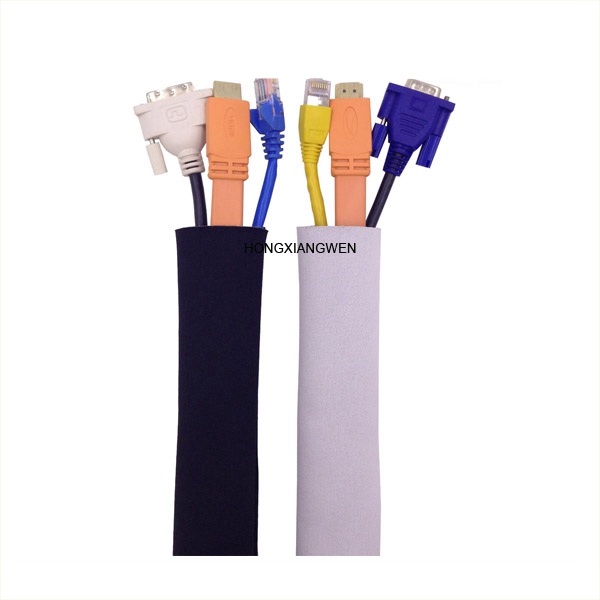 Electric Cord Wire Cover Hider Sleeves Neoprene Luggage Handle Cover