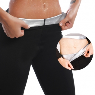 Women High Waist Trainer Sweat Slimming Sauna Pants